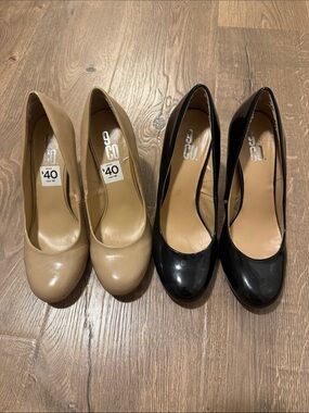 9 CO Classic Women's Pumps in Nude and Black